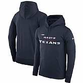 Men's Houston Texans Nike Property Of Performance Pullover Hoodie Navy,baseball caps,new era cap wholesale,wholesale hats